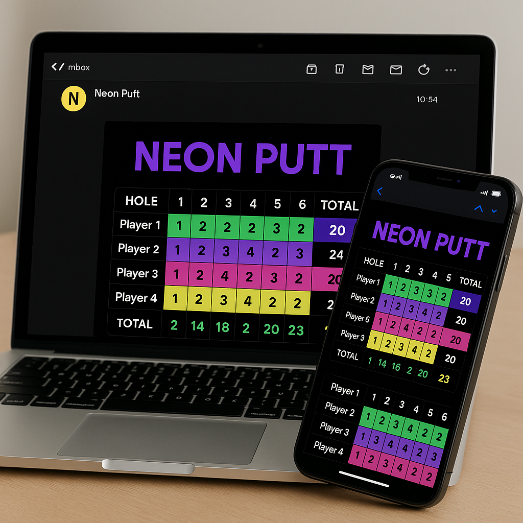 MiniScore Branded Email
